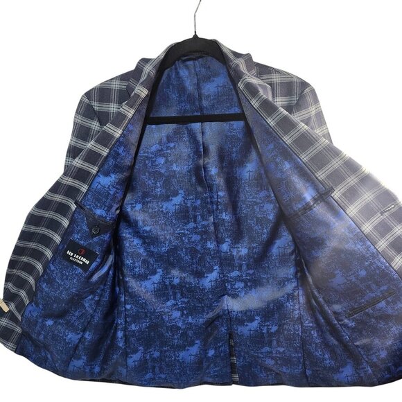 Ben Sherman Sport Coat Preppy Old Money Men's Navy Blazer Size Classic Style - Picture 3 of 14